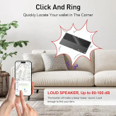 ردیاب بلوتوث هوشمند ردیاب کلید، کیف، چمدان و پاسپورت سازگار با.item Finder. BFADEHA Apple Find My