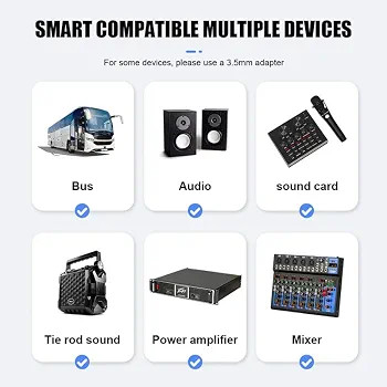 میکروفون بیسیم LZHIOs | میکروفون کارائوکه بلوتوثی دو عددی با گیرنده شارژی و برد ۵۰ متر Professional Wireless Microphone