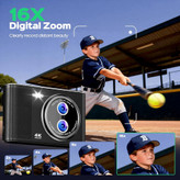 دوربین دیجیتال کامپکت 4K Autofocus | دوربین عکاسی و فیلمبرداری 64 مگاپیکسل با زوم 16X