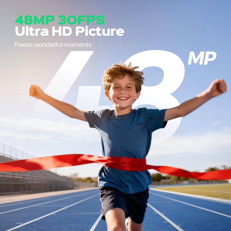 دوربین دیجیتال کامپکت 4K Autofocus | دوربین عکاسی و فیلمبرداری 64 مگاپیکسل با زوم 16X