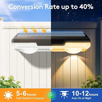 چراغ خورشیدی دیواری ۴ عددی EVXFG | چراغ حصار و باغچه ضدآب با شارژخورشیدی Solar step lights HS_1836