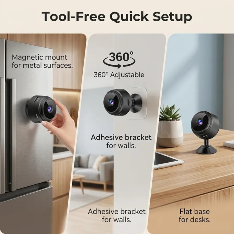 دوربین امنیتی بیسیم A9 V380 PRO Livager Wireless Security Camera
