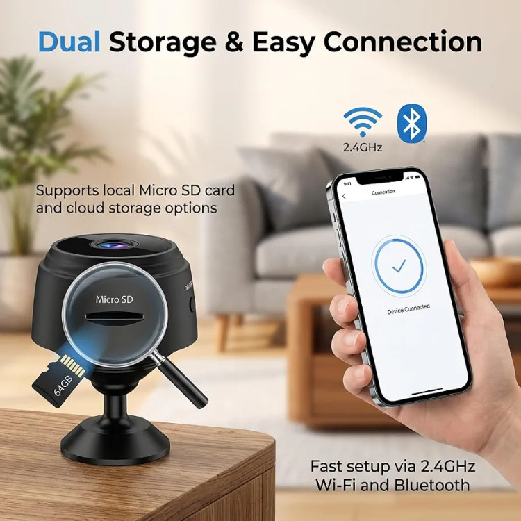 دوربین امنیتی بیسیم A9 V380 PRO Livager Wireless Security Camera
