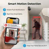 دوربین امنیتی بیسیم A9 V380 PRO Livager Wireless Security Camera