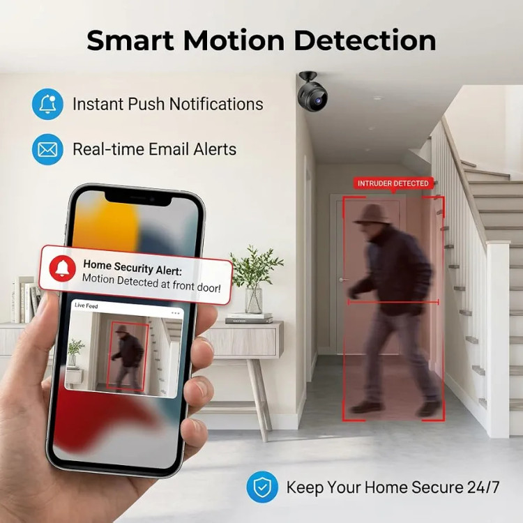 دوربین امنیتی بیسیم A9 V380 PRO Livager Wireless Security Camera