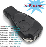 ریموت کلید یدک Heart Horse 433MHz مخصوص خودروهای مرسدس بنز C-Class، E-Class، B-Class، ML، S، CLK