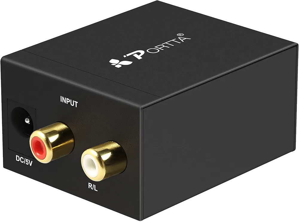 PORTTA. N3ACATD  مبدل دیجیتال به آنالوگ صدا (DAC) اپتیکال و کواکسیال مدل B00DHPHIJQ