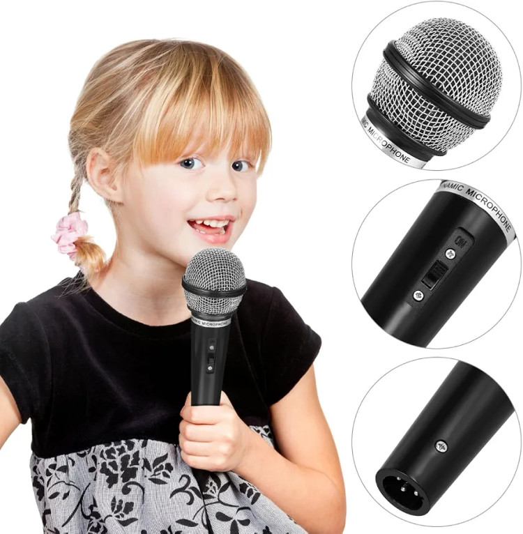 میکروفون اسباببازی تادمی 2عددی (Toddmomy)؛ تجربهای جذاب برای بازیهای نمایشی و سرگرمی کودکان