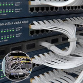 کابل شبکه Ethernet هشت متری سفید کابل LAN مناسب مودم، روتر و تجهیزات شبکه