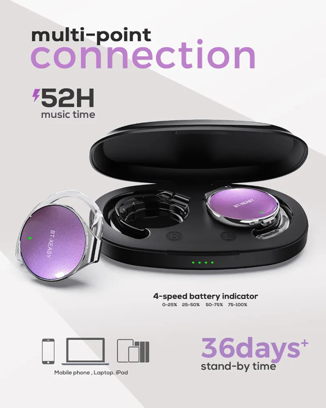 هدفون روگوشی ورزشی Micool بلوتوث 5.4، طراحی Open-Ear، حذف نویز و ضد آب مدل BT-XEASY