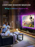 نوار LED بکلایت تلویزیون KANTUTOE مدل SSG-104| ۵ متری RGB با Bluetooth و ریموت