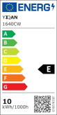 چراغ آینه حمام LED ییکان ۴۰ سانتیمتر، ۱۲ وات، ۱۳۲۰ لومن