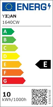 چراغ آینه حمام LED ییکان ۴۰ سانتیمتر، ۱۲ وات، ۱۳۲۰ لومن