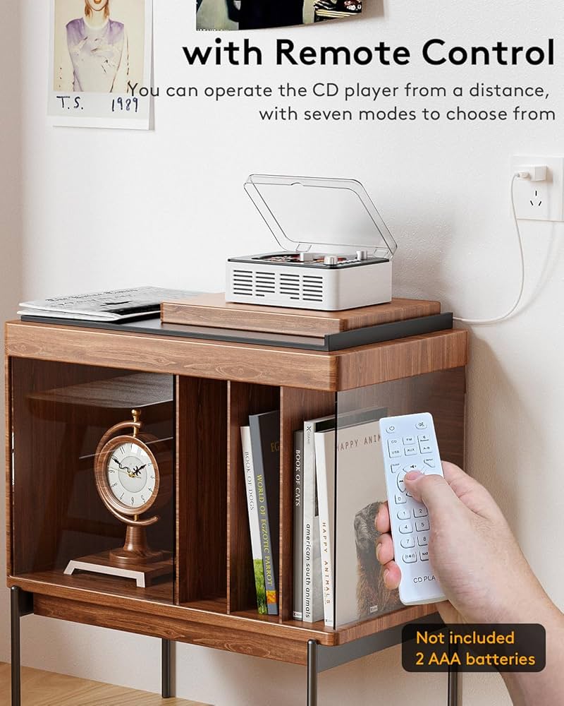 پخشکننده موسیقی نوستالژیک CARONSORT مدل Retro Bluetooth CD Player