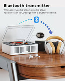 پخشکننده موسیقی نوستالژیک CARONSORT مدل Retro Bluetooth CD Player