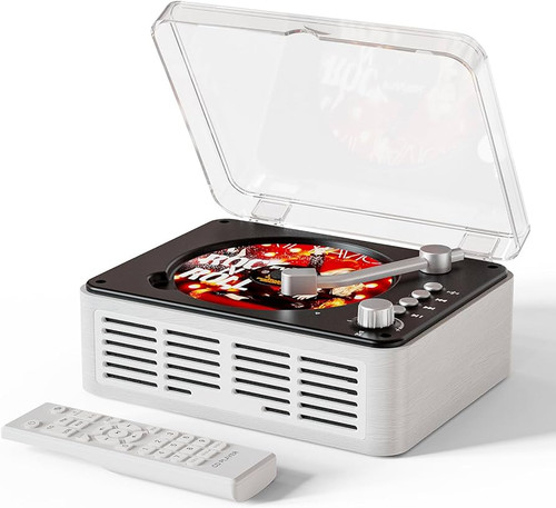 پخشکننده موسیقی نوستالژیک CARONSORT مدل Retro Bluetooth CD Player