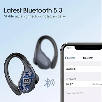 هندزفری بلوتوث ورزشی CASCHO BX17 بلوتوث 5.3، ضد آب IPX7 و ۶۰ ساعت شارژدهی