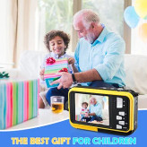دوربین دیجیتال QUNVAL ضد آب 2.7K 48MP Full HD
