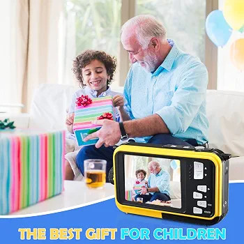 دوربین دیجیتال QUNVAL ضد آب 2.7K 48MP Full HD