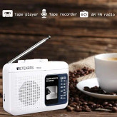 پخشکننده کاست و رادیو Retekess TR606 قابل حمل، ضبط صدا