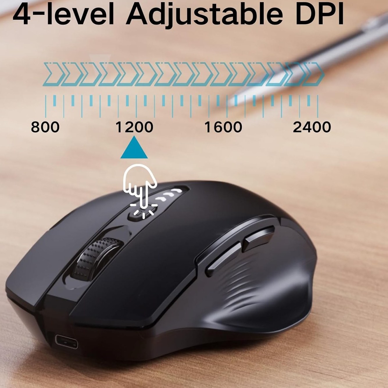 موس بلوتوث Uineer-U6p سهحالته