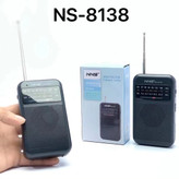 رادیو جیبی NNS NS-8138 سهباند AM/FM/SW با باتری