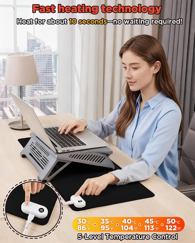پد رومیزی گرم شونده WARM DESK PAD.SY-80