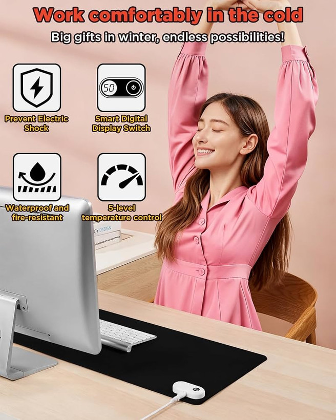پد رومیزی گرم شونده WARM DESK PAD.SY-80