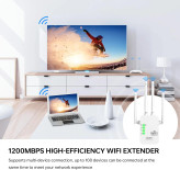 تقویتکننده WiFi AILKIN 1200Mbps دو بانده ۲.۴G/۵G