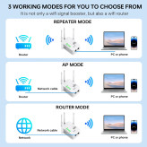 تقویتکننده WiFi AILKIN 1200Mbps دو بانده ۲.۴G/۵G