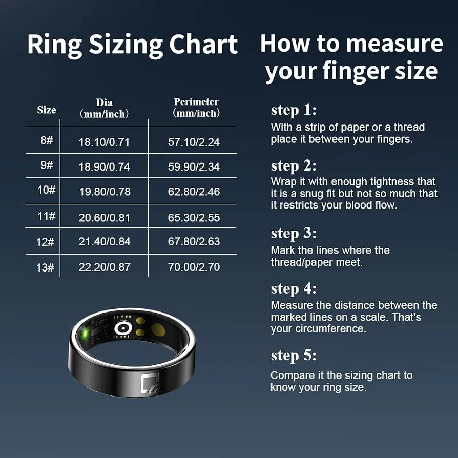 حلقه هوشمند سایز12 Smart Ring