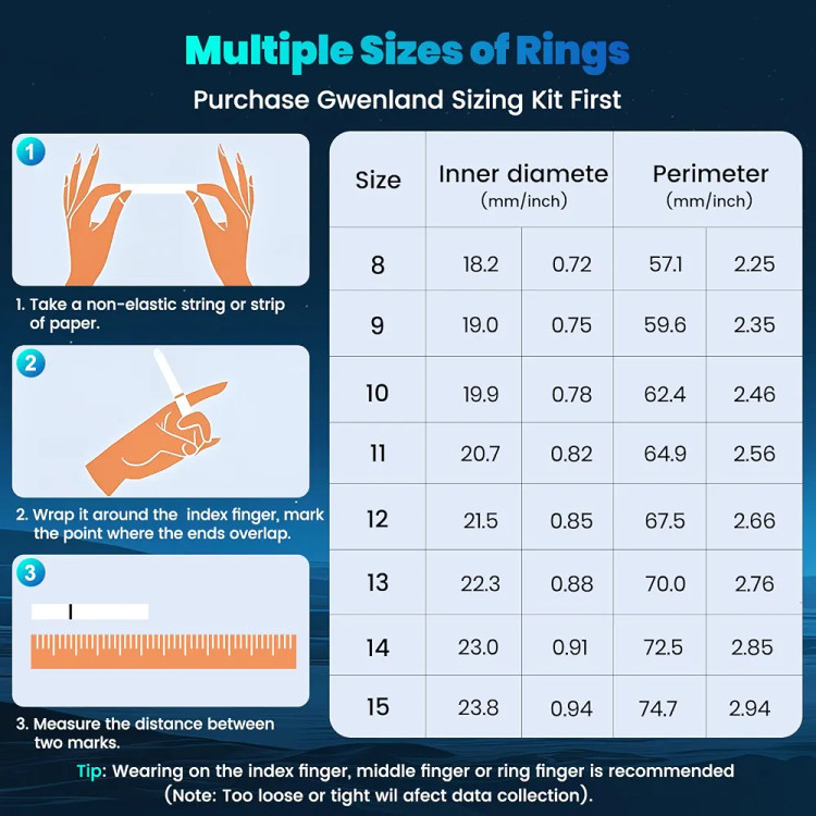 حلقه خوشمند SY01 Smart ring