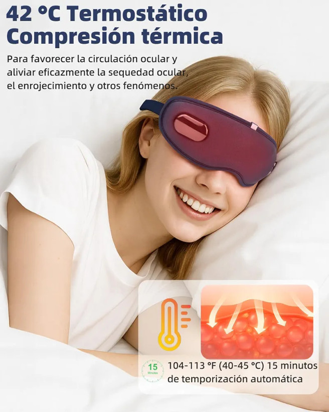 ماساژور چشم برقی Elinsong_E6_101 گرمایشی و ویبره ۶ حالته