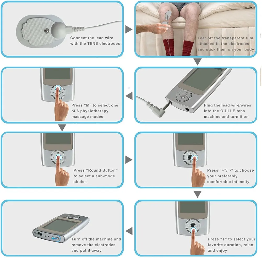 دستگاه تحریک الکتریکی دوکاناله. Massager. MH-1080
