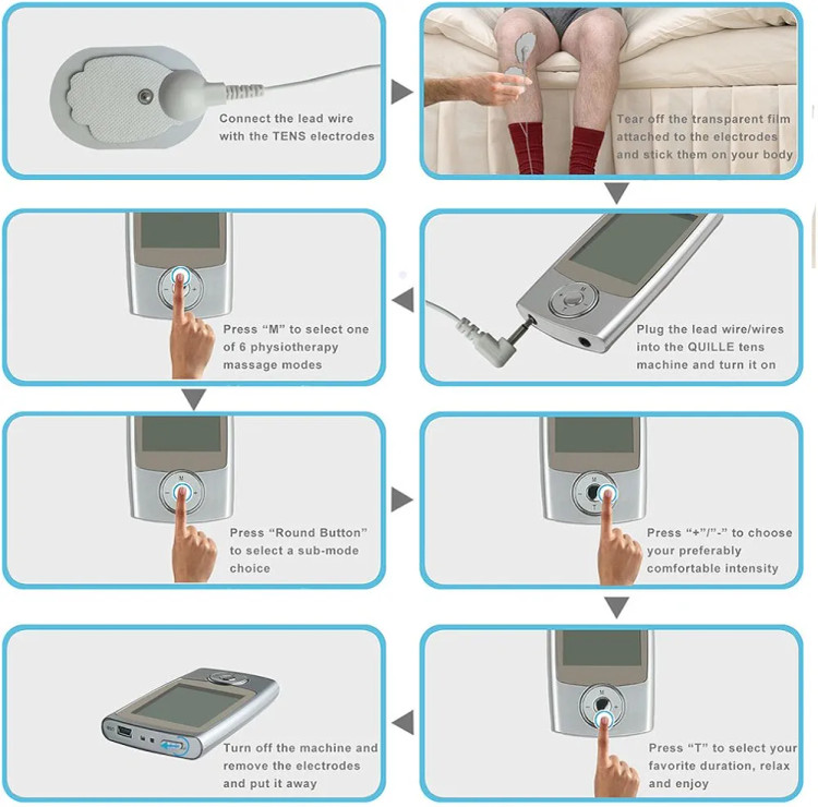 دستگاه تحریک الکتریکی دوکاناله. Massager. MH-1080
