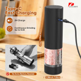آسیاب نمک و فلفل برقی شارژی Y8 Electric Salt Pepper Grinder
