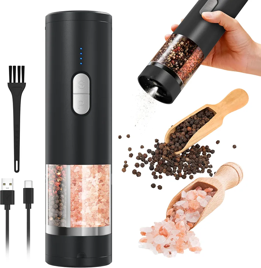 آسیاب نمک و فلفل برقی شارژی Y8 Electric Salt Pepper Grinder