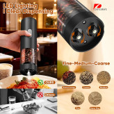 آسیاب نمک و فلفل برقی شارژی Y8 Electric Salt Pepper Grinder