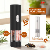 آسیاب نمک و فلفل برقی شارژی Y8 Electric Salt Pepper Grinder