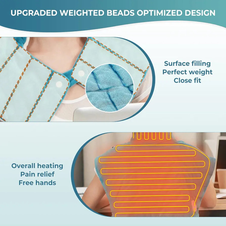 پد گرمایشی برقی شانه و گردن Souvik. Weighted Heating Pad. FY-HWHJ2322