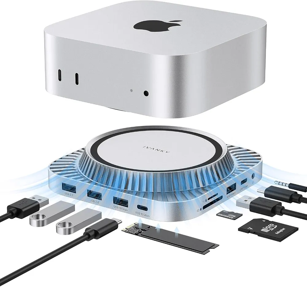 داک استیشن iVANKY 13-in-1 برای Mac mini M4