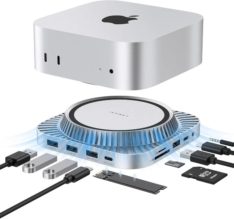 داک استیشن iVANKY 13-in-1 برای Mac mini M4