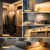 چراغ LED زیر کابینتی با سنسور حرکتی۲عددی TANSOOL
