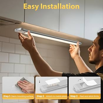 چراغ LED زیر کابینتی با سنسور حرکتی۲عددی TANSOOL