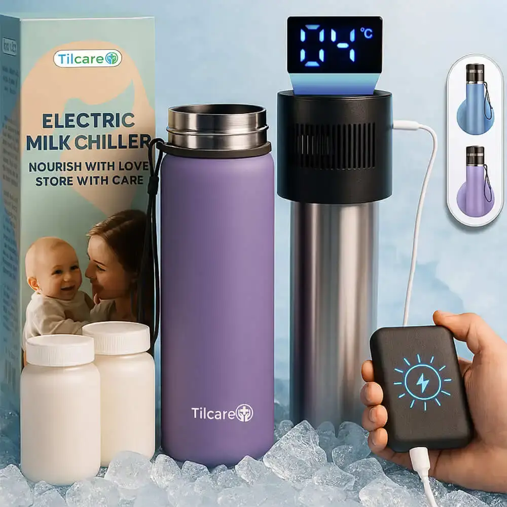 یخچال برقی شیر مادر Tilcare خنککننده قابل حمل شیر مادرTilcare ELECTRIC MILK CHILLER TCEMC