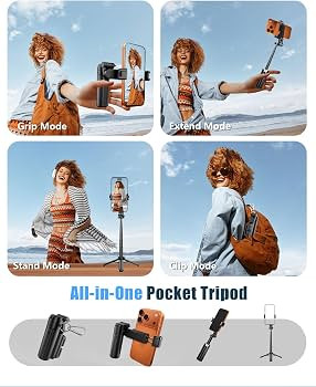 سهپایه و گریپ جیبی T20 POCKET GRIP TRIPOD همراهی جمعوجور برای عکاسی و فیلمبرداری