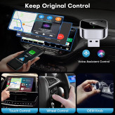 آداپتور CarPlay بیسیم 2 IN10A Wired to Wireless Carplay/Android Auto