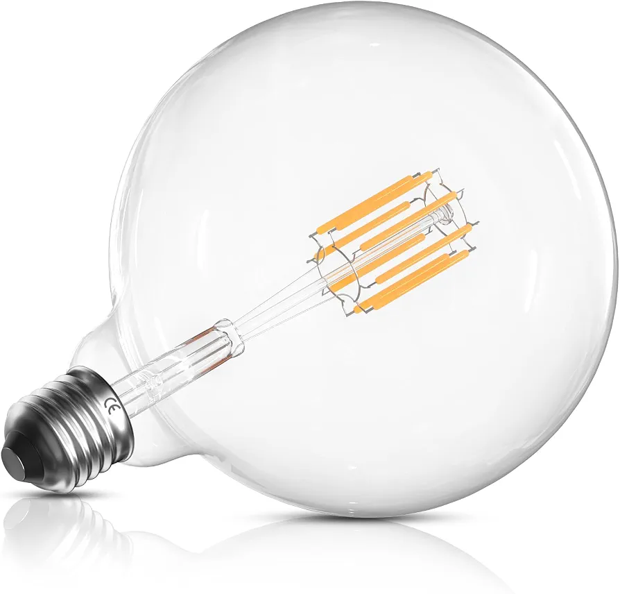 لامپ LED فیلامنتی برای لوستر G125 ترکیب نورپردازی دکوراتیو و طراحی مدرن G125 LED Filament Bulb