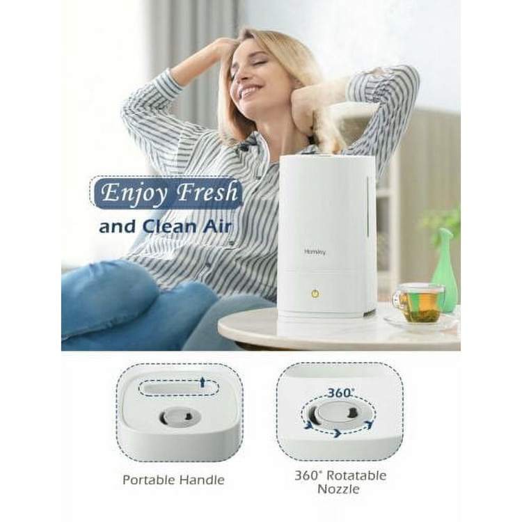 دستگاه بخور سرد Homasy HM421A رطوبترسان قدرتمند با مخزن ۴.۵ لیتری