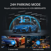 دوربین ثبت وقایع خودرو VanTop Discovery H610 آینه هوشمند با دوربین جلو و عقب